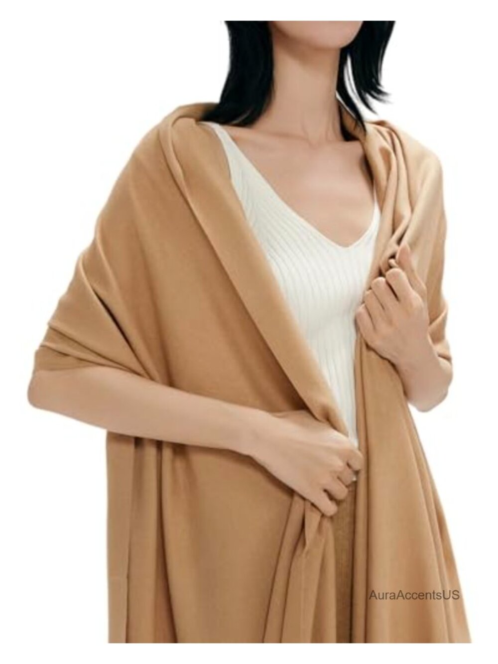 Cashmere Feel Scarf Shawl Wrap Lightweight Large Winter Wedding Pashmina